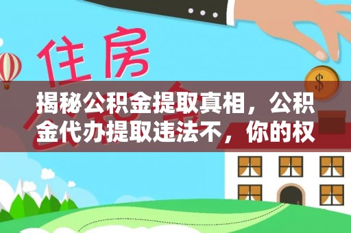 道外揭秘公积金提取真相，公积金代办提取违法不，你的权益如何保障？