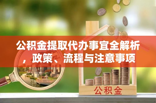道外公积金提取代办事宜全解析，政策、流程与注意事项